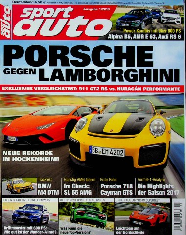 Deckblatt Sport Auto (01/2018)